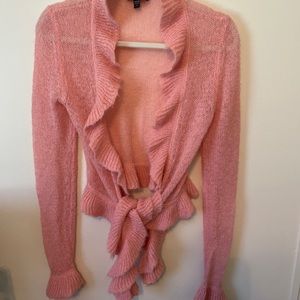 Bebe Shrug Pink Size Small